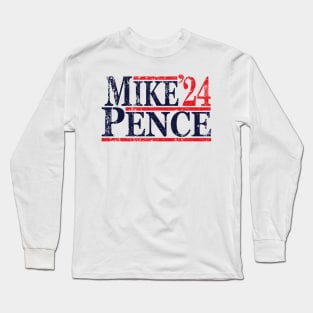 Vintage Mike Pence 2024 Long Sleeve T-Shirt